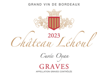 Château Léhoul  2023 GRAVES Rouge "cuvée Oyan"
