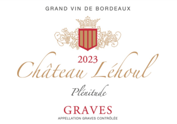 Château Léhoul 2023 GRAVES Rouge "Cuvée Plénitude"