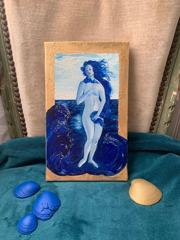 La naissance de Vénus d'après Botticelli