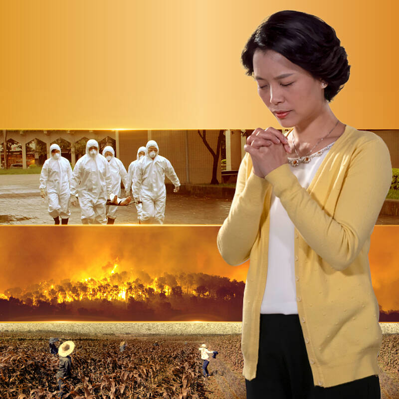 Gelovigen bidden tot God