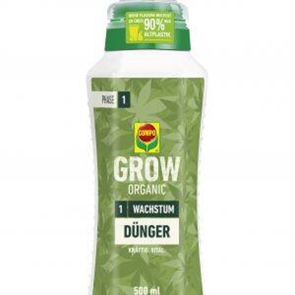 COMPO GROW ORGANIC Wachstumsdünger Phase 1, 500 ml