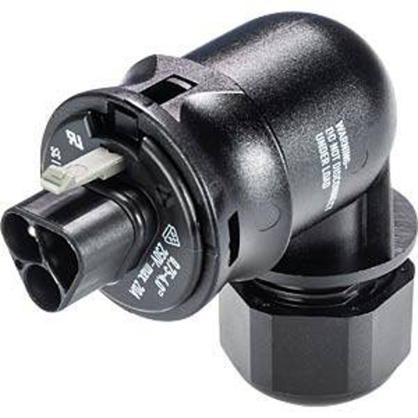 Wieland; Connector angled; Cable  assembly; 3p; M; BLU; Screw; 6-10mm;  20A; RST-Classic