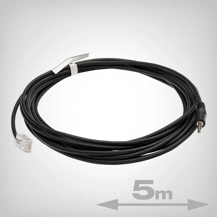 Kabel RJ45-3.5mm Klinke 5m