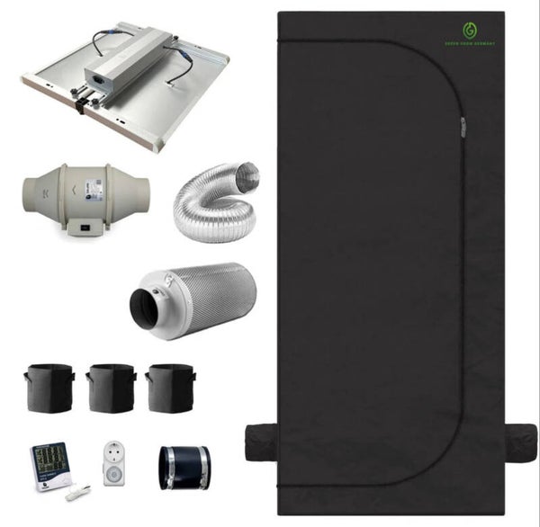 Green Grow Germany Zelt Set 80x80x180 220watt Samsung Chips