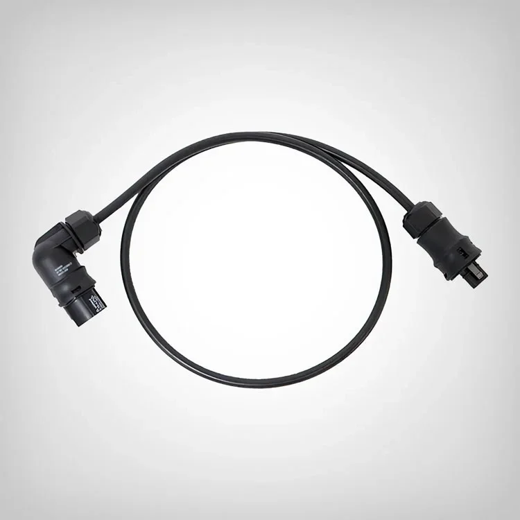 Power Extension Cable 1m angled