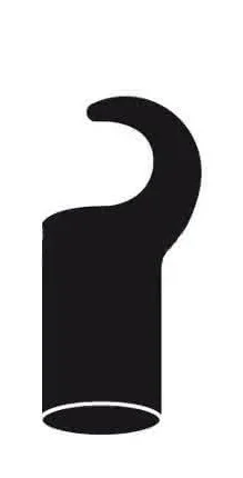 Homebox SparePart hooks short Ø22 mm