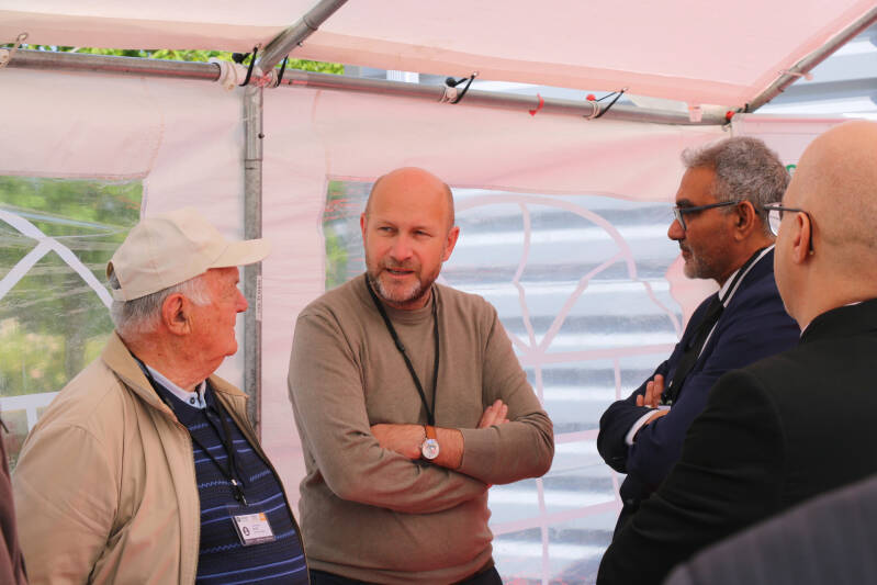 Echange avec Mr le Maire de Saulnières et 4ᵉ Vice-Président de Bretagne Porte de Loire Communauté chargé des Finances: MrLudovic Babin-Touba 