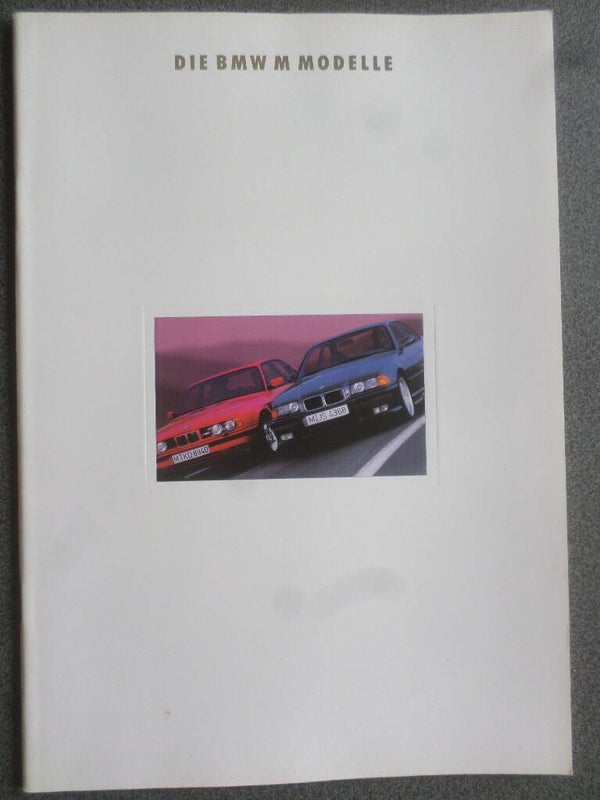 BMW M3 & M5 & M5Touring 02-1993 DE Brochure
