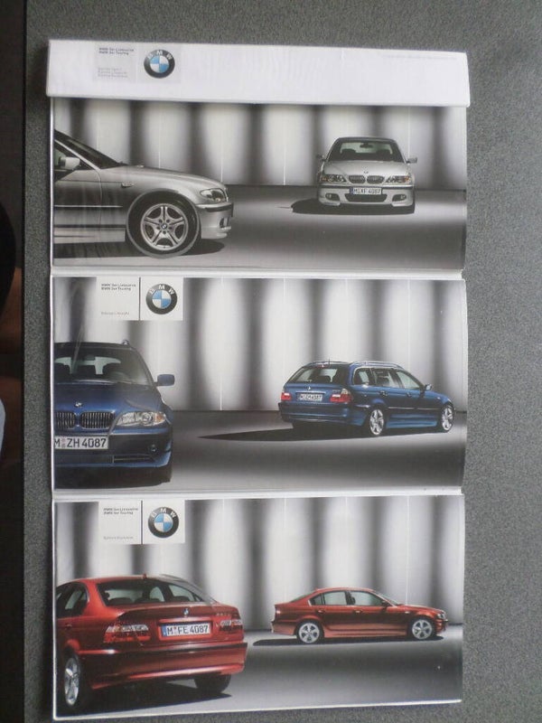 BMW 3 Sedan & Touring sport & Lifestyle & Executive 01-2003 DE Brochure