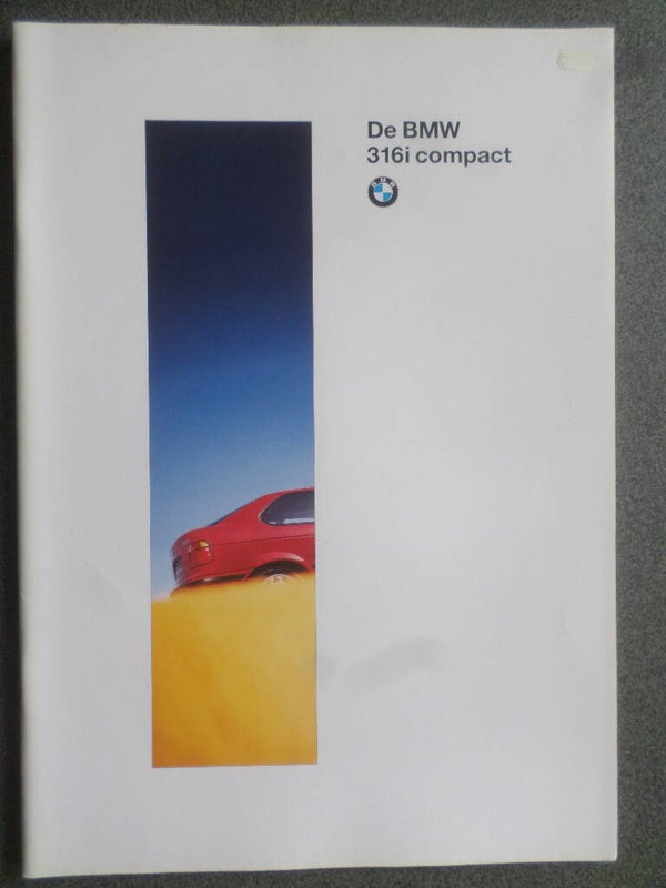 BMW 3 316i Compact 01-1994 NL Brochure