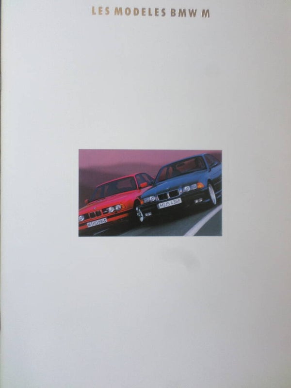 BMW M3 & M5 Touring 1993 FR Brochure