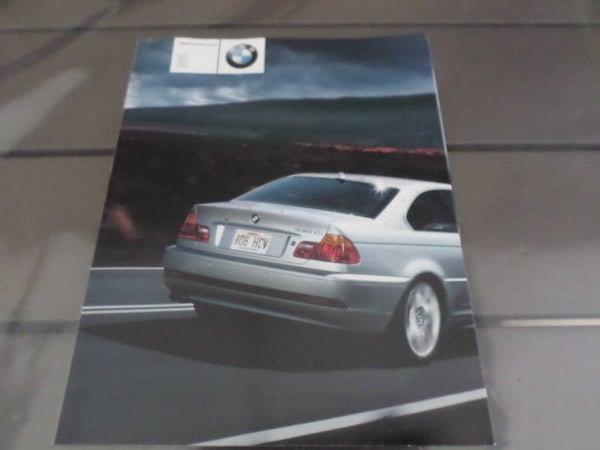 BMW 3 318Ci & 320Ci & 325Ci & 330Ci & 330Cd Facelift 01-2003 NL Brochure