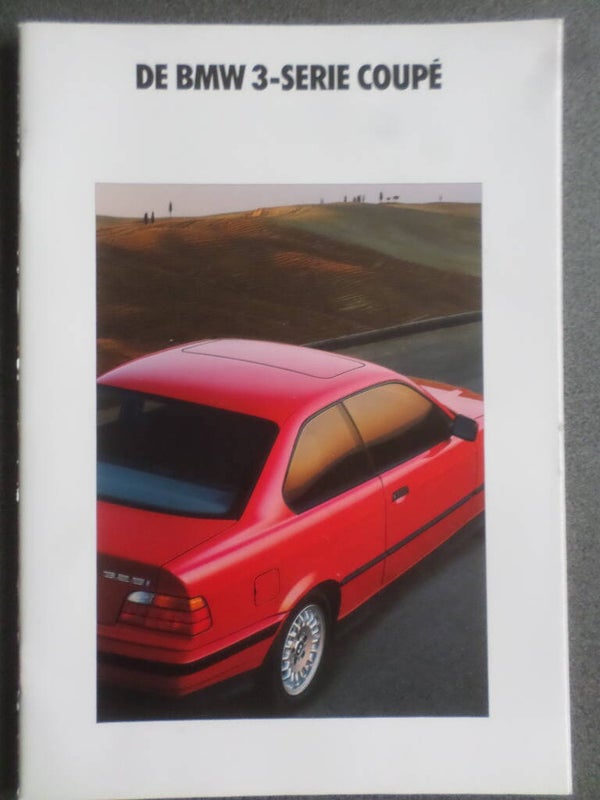 BMW 3 Coupé 1991 NL Brochure