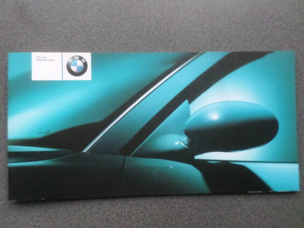 BMW M3 Cabrio 01-2001 DE Brochure