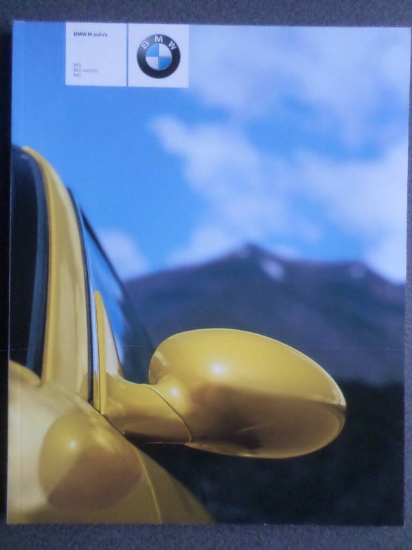 BMW M3 M5 02-2002 NL Brochure