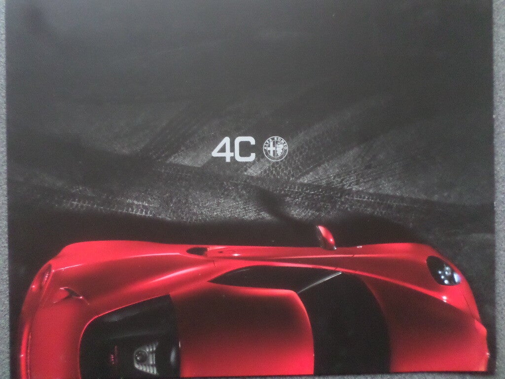 Alfa Romeo C4 Coupe brochure frans