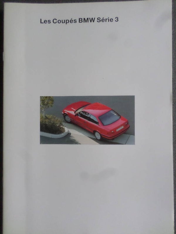 BMW 3 Coupé 01-1994 FR Brochure