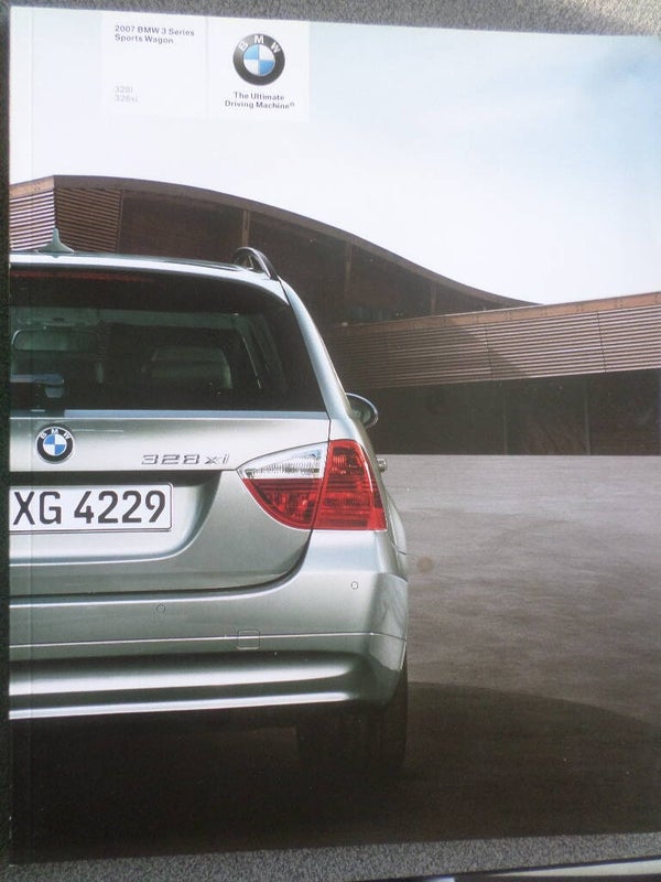 BMW 3 Touring 328i & 328Xi 01-2007 USA brochure
