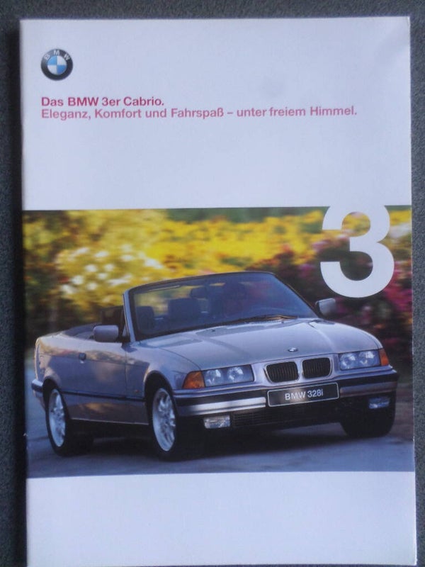 BMW 3 Coupé 02-1998 DE Brochure
