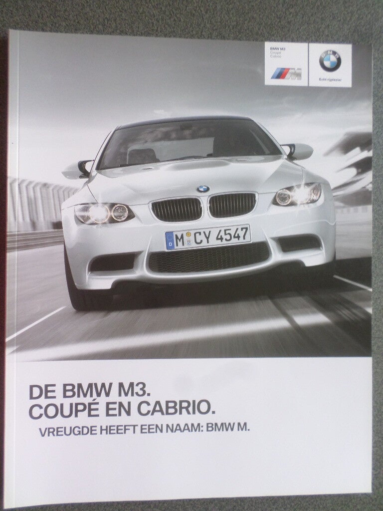 BMW M3 Coupe & Cabrio 01-2012 NL brochure
