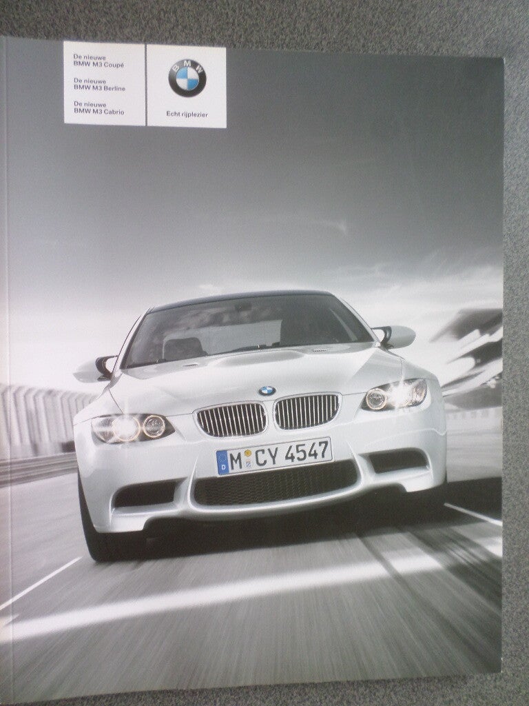 BMW M3 Sedan & Coupé & Cabrio 01-2008 NL brochure