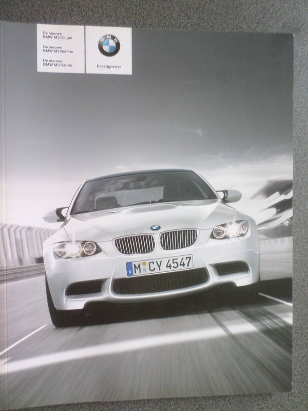 BMW M3 Sedan & Coupé & Cabrio 01-2008 NL brochure