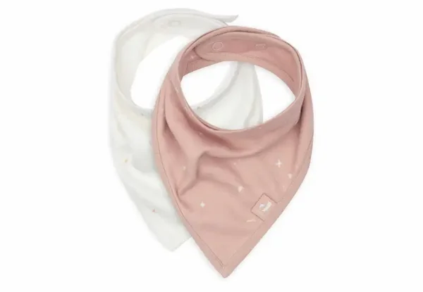 Slab bandana - Twinkling roze wit