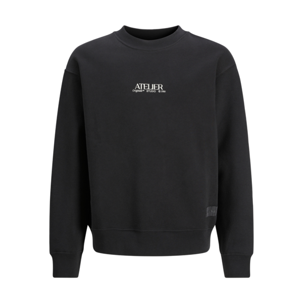 Sweater zwart - Rugprint