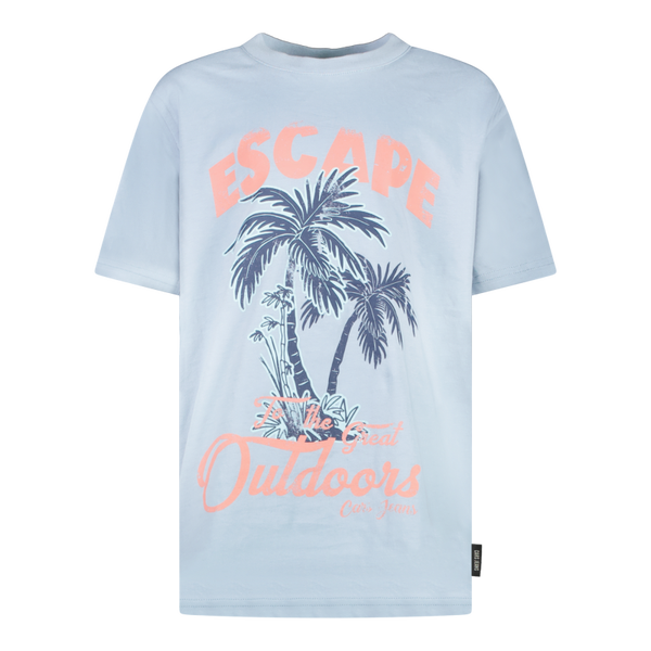 Cars - Tshirt lichtblauw met palmbomen