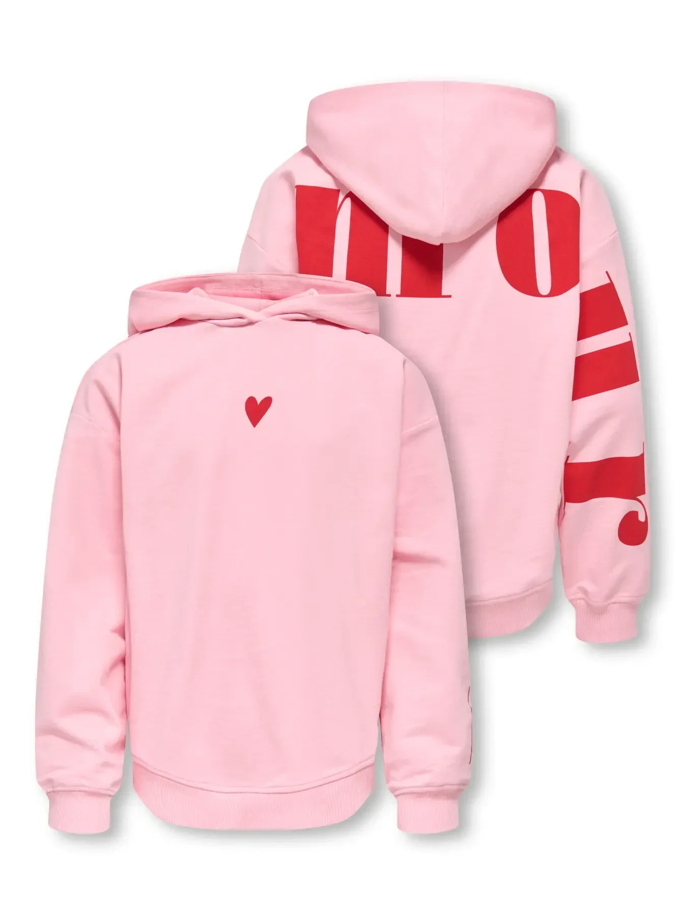 Only - Hoody roze L'amour
