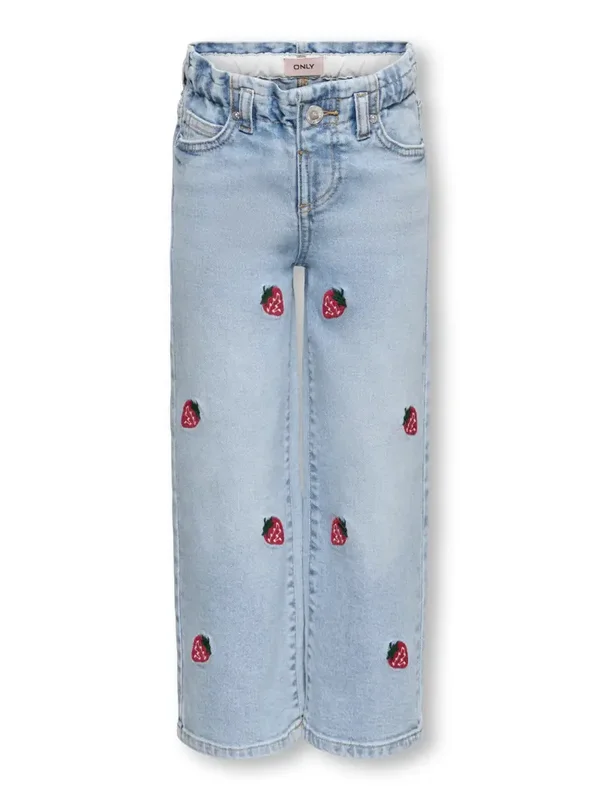 Only Mini - Jeans met aardbeien