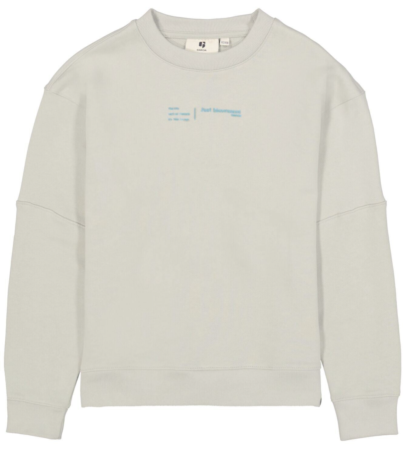 Garcia - Groene sweater met rugprint