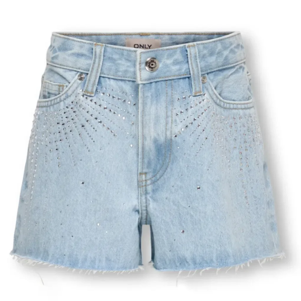 Only - Jeans short strassteentjes