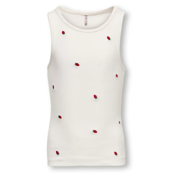 Only- Tanktop aardbeien