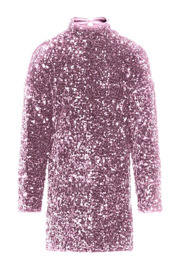Only - Pailletjurk Roze