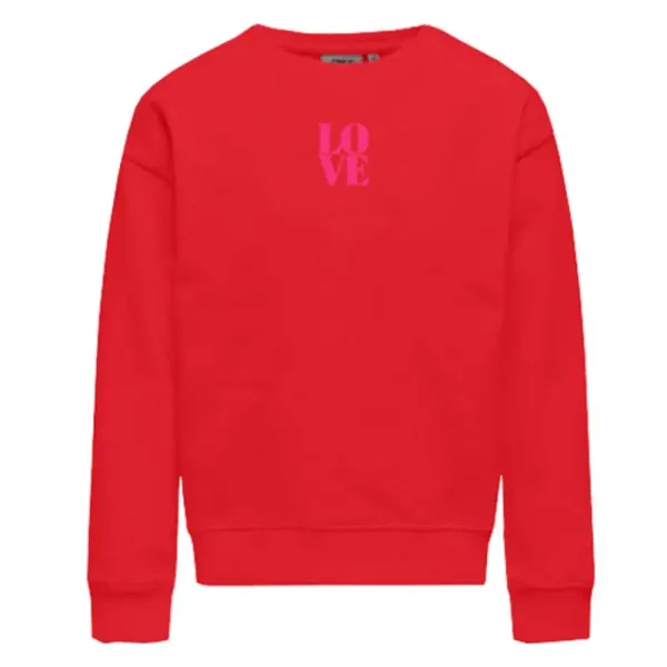 Kids Only - Sweater rood backprint