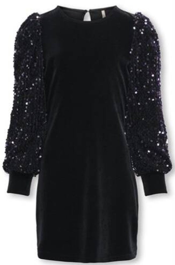 Kids Only - Fluwelen jurk met pailletten