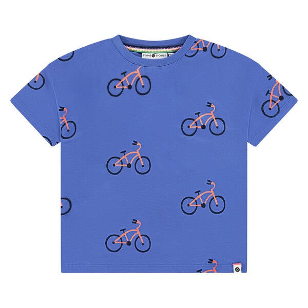 Stains&Stories - Tshirt fiets