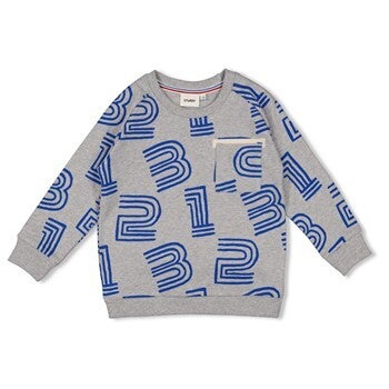 Sturdy -Sweater grijs blauw