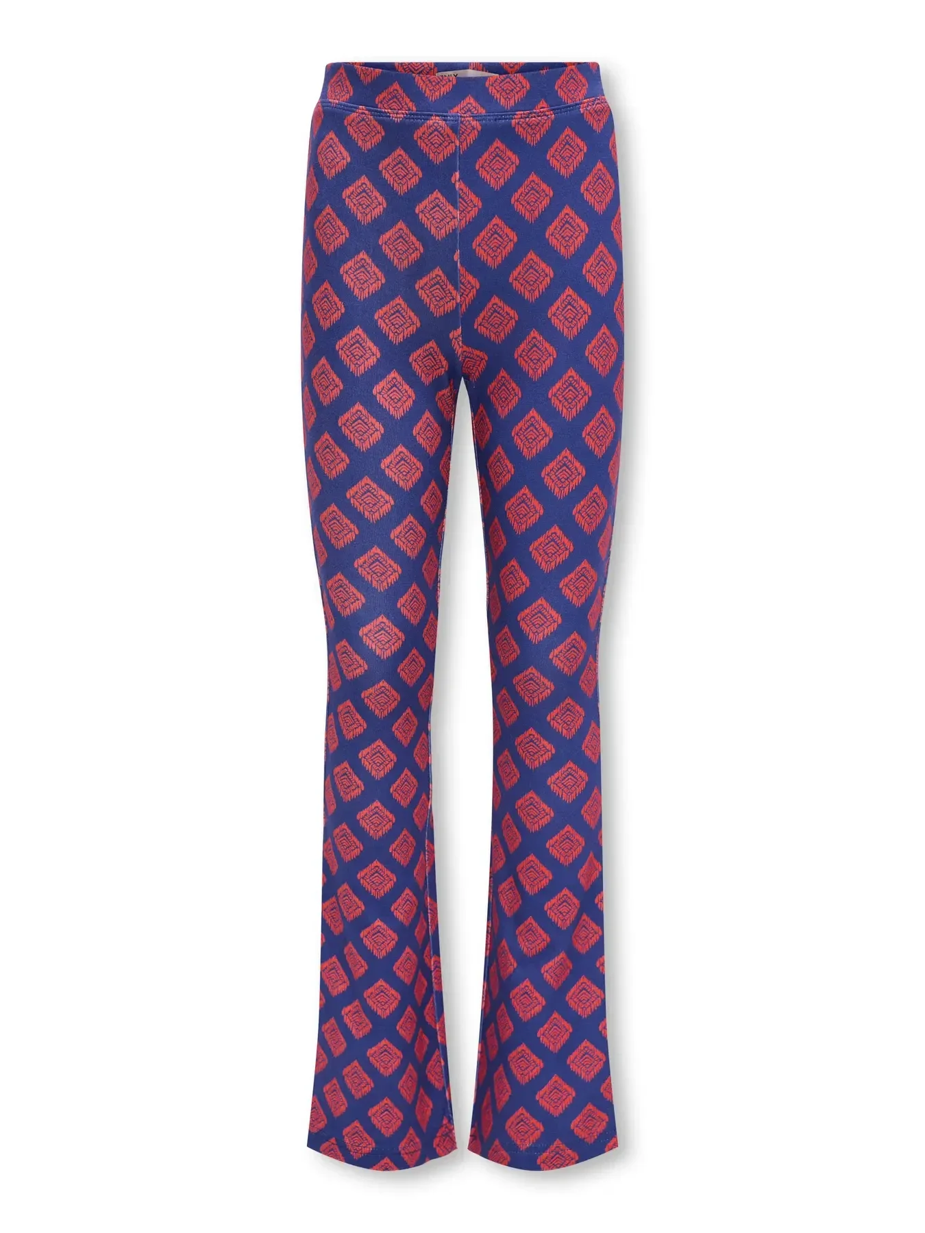 Only - Flared blauw rood