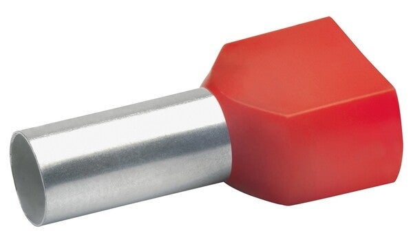 Klauke Dubbele adereindhuls 2x1mm 100 stuks Rood 871/10