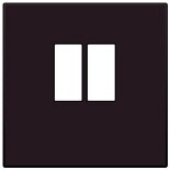 Niko Intense Dark Brown voor 1 x Audio  124-69801