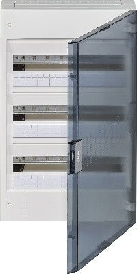 Hager Vega verdeelkast 3rij 54 mod doorzichtige deur HAG_VB318R