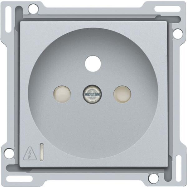 NIKO afwerkingsset stopcontact incl. overspanningsbeveiliging sterling 121-66606