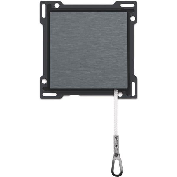 Niko Toets voor trekdrukknop steel grey 220-63906