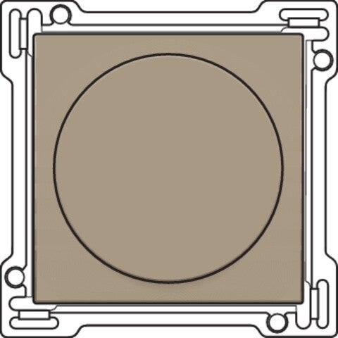 Niko Afwerkingsset voor draaiknop dimmer, Bronze ref. 123-31000