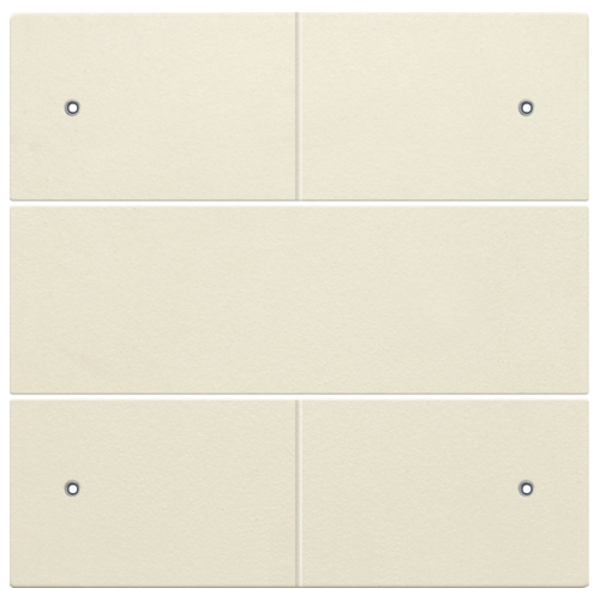 Niko Toets met LED 4-voudig voor drukknop 24Volt crème 100-40150