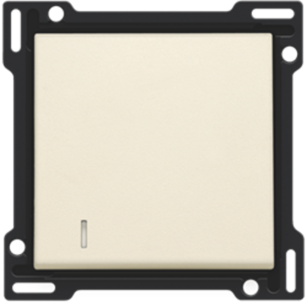 Niko 100-60005 crème toets met lens voor LED