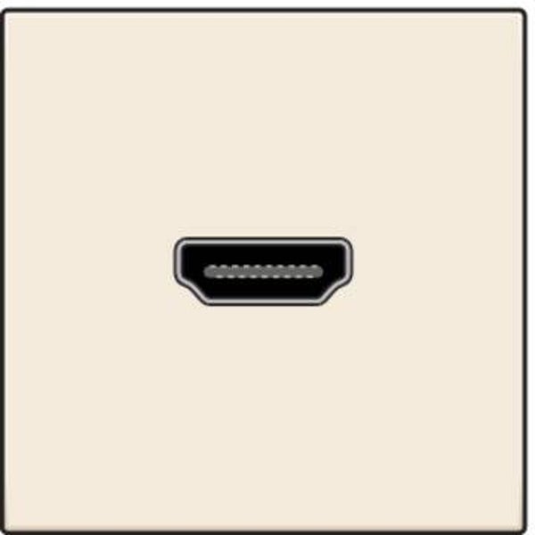 Niko Contactdoos met HDMI-naar-schroefaansluiting cream 100-69416