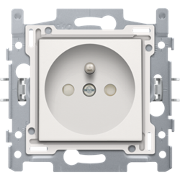 Niko stopcontact 21 mm insteekklemmen Wit 101-66105